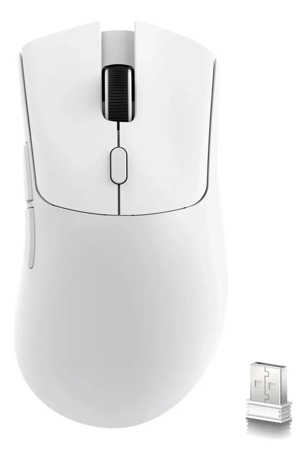 Mouse Gamer sem Fio Attack Shark R1 Ultraleve e design Ergonômico, Tri-Mode, 18.000 DPI, Sensor Óptico PAW3311, 6 Botões - Preto
